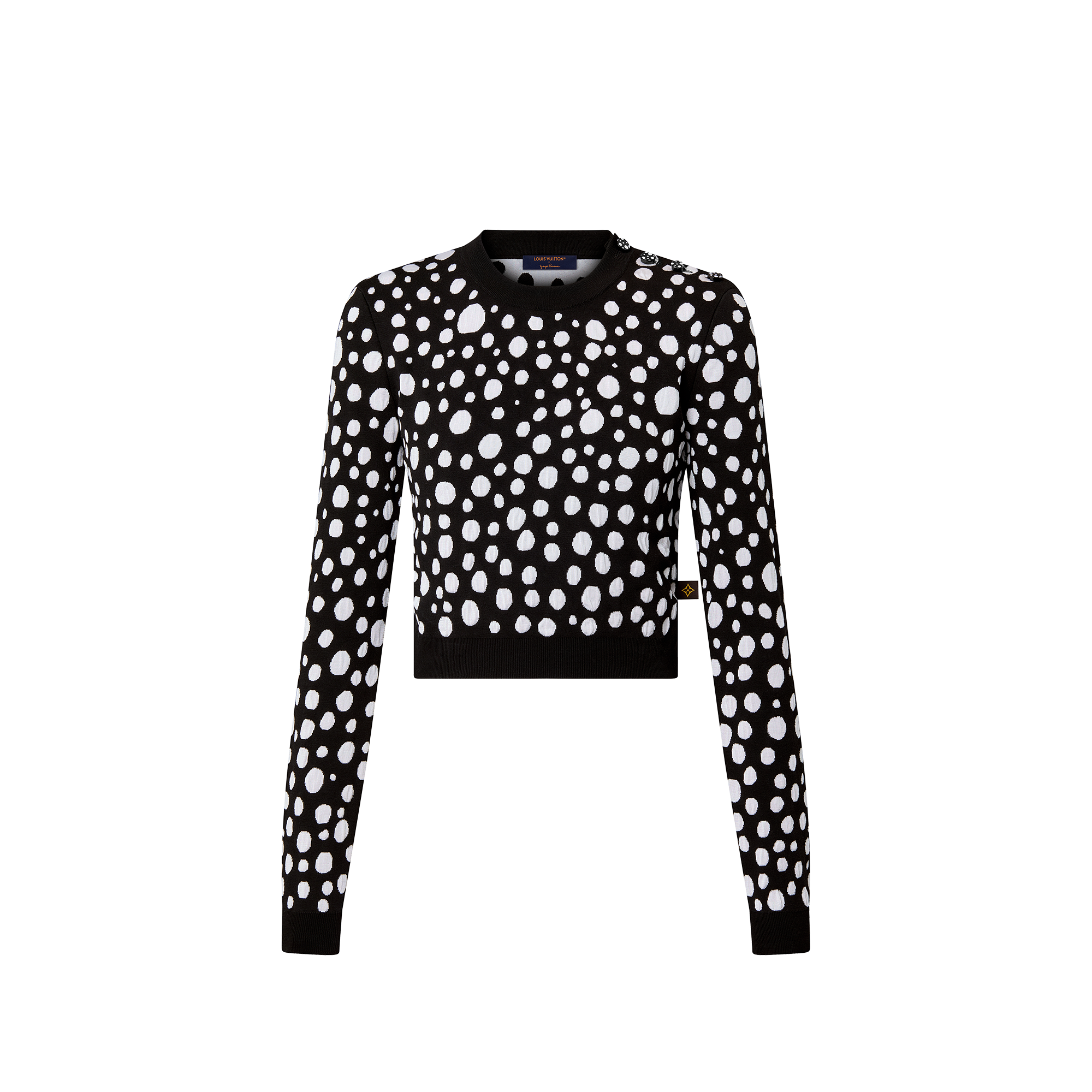 Louis vuitton black discount and white jumper